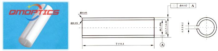 Optical Fiber Ceramic Core Sleeve for Red Light Pens